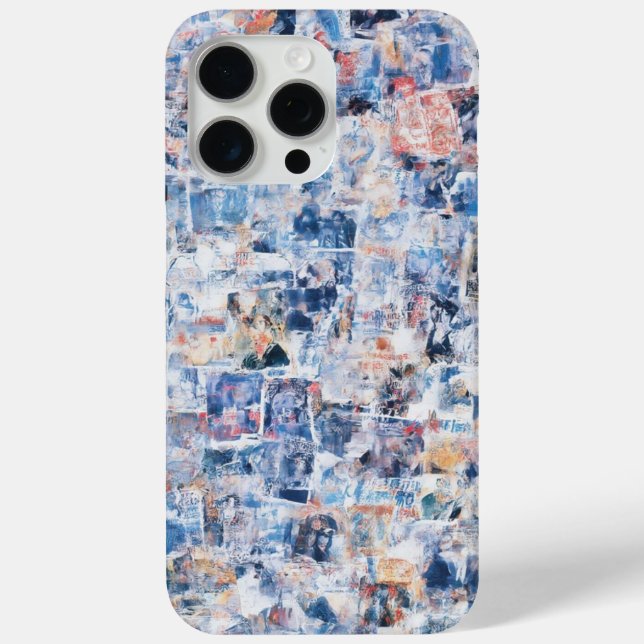 Urban Abstract Collage Mobile Case (Back)