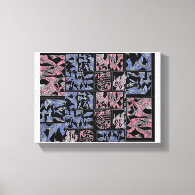 Urban Abstract Harmony Canvas (Front)