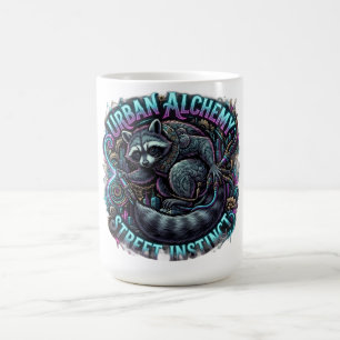 Urban Alchemy Racoon Long Sleeve Coffee Mug