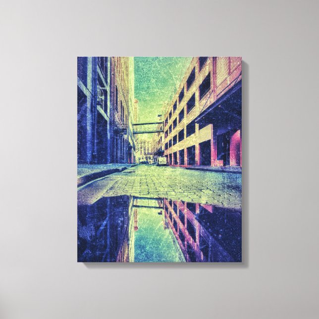 Urban Alley Canvas Print (Front)