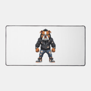 Urban Alpha Bulldog � Street Style Mascot  Desk Mat