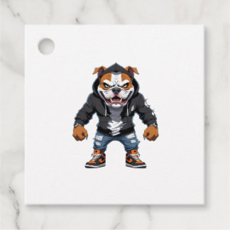 Urban Alpha Bulldog � Street Style Mascot Favour Tags