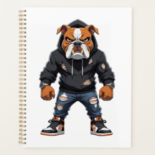 Urban Alpha Bulldog � Street Style Mascot  Planner