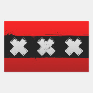 Urban Amsterdam Rectangular Sticker