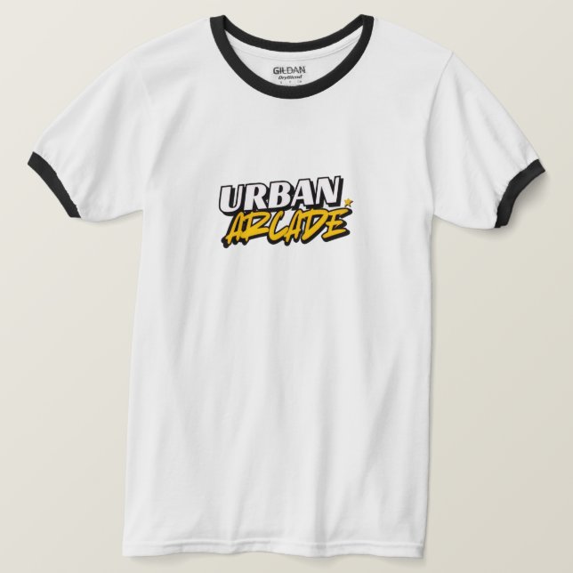 Urban Arcade Classic Arcade Style T-Shirt (Design Front)