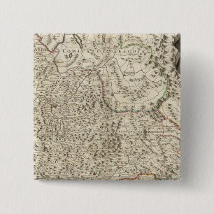 Urban areas of France 3 15 Cm Square Badge