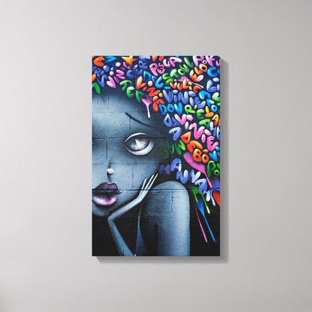 Urban Art Canvas Print (Front)