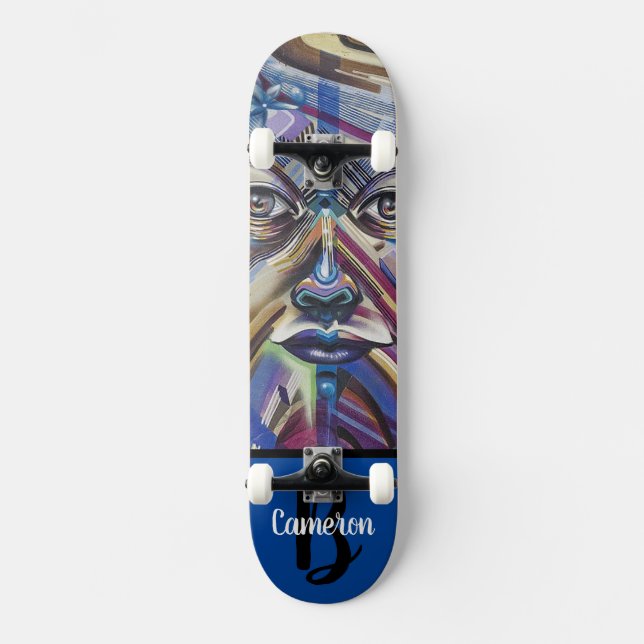 Urban Art Face Skateboard (Front)