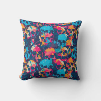 Urban Art Skull Pillow Design A18