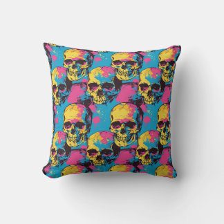 Urban Art Skull Pillow Design A57