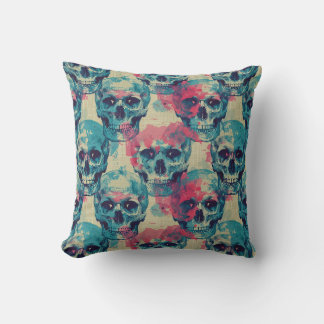 Urban Art Skull Pillow Design A97
