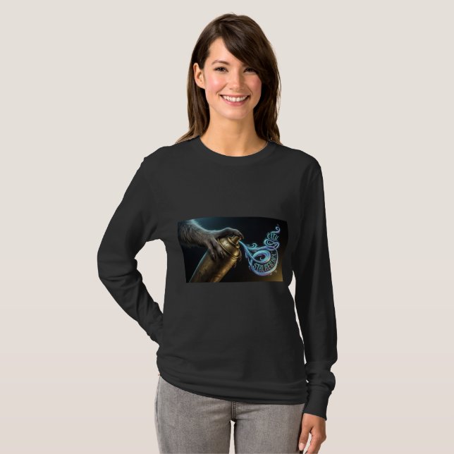 Urban Art Spray Can Long Sleeve Shirt (Front Full)