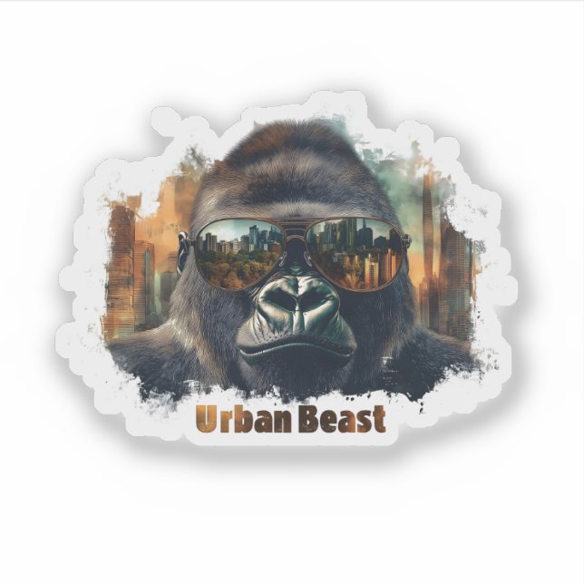 Urban Beast Gorilla with Sunglasses (Front)