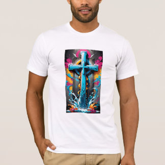 Urban Believer: Graffiti Religious Print T-shirt