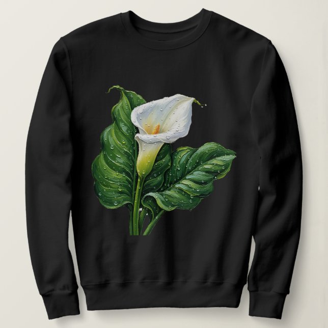 Urban Bloom Graffiti Sunflower - Premium  Sweatshirt (Design Front)