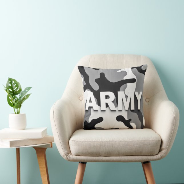 Urban Camo Army Cushion (Chair)