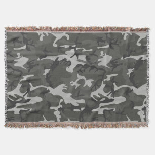 Urban Camo Throw Blanket