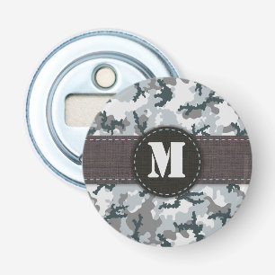 Urban camouflage bottle opener