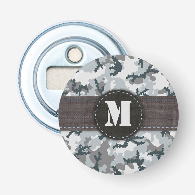 Urban camouflage bottle opener (Front)