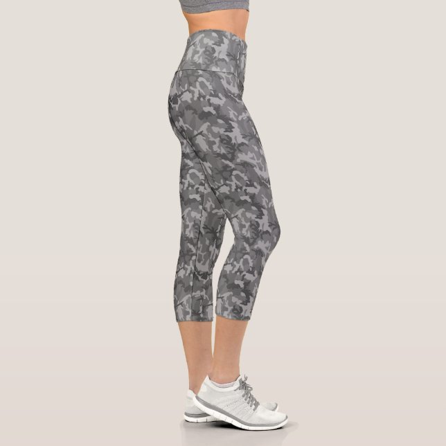 Urban Camouflage Capri Leggings (Right)