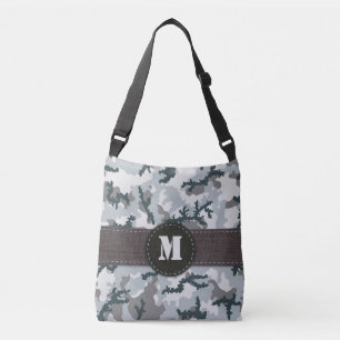 Urban camouflage crossbody bag