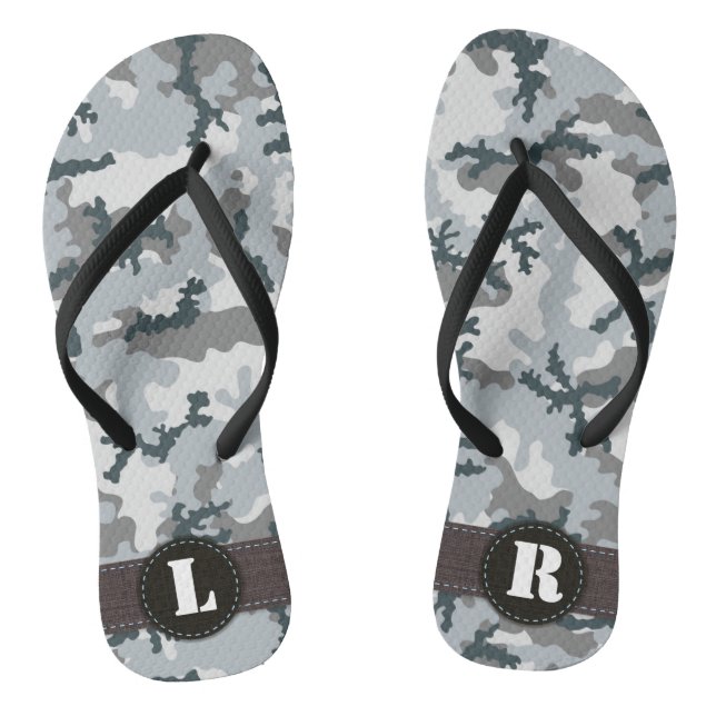 Urban camouflage jandals (Footbed)