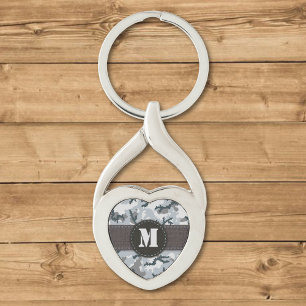 Urban camouflage key ring