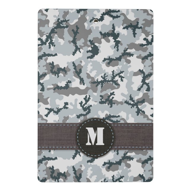 Urban camouflage mini clipboard (Back)