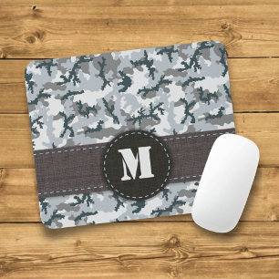 Urban camouflage mouse pad