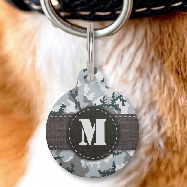 Urban camouflage pet tag (Creator Uploaded)
