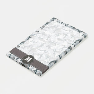 Urban camouflage post-it notes