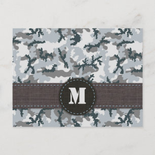Urban camouflage postcard