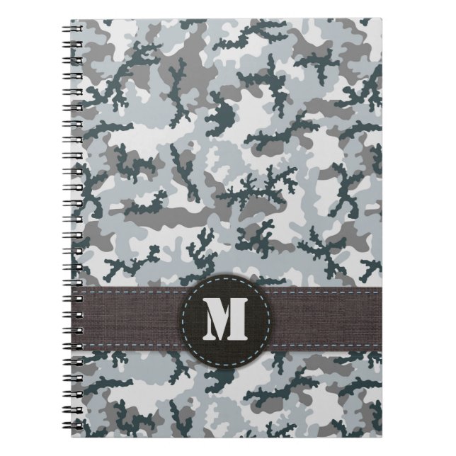 Urban camouflage spiral notebook (Front)