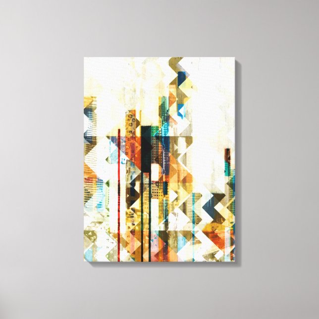 Urban Chevron II Canvas Print (Front)