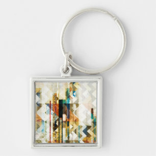 Urban Chevron II Key Ring