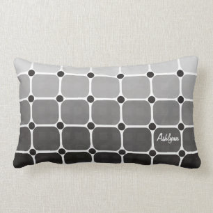 Urban Chic Throw Pillow - Charcoal Grey