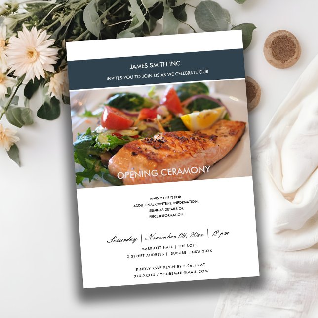 URBAN CHIC TRENDY PHOTO GRAND OPENING CEREMONY INVITATION (Creator Uploaded)