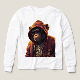 Urban Chimp – Cool Chimpanzee with Hoodie and Gold