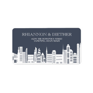 Urban City Address Labels