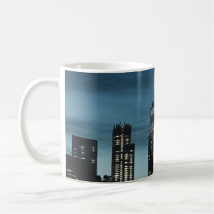 URBAN CITY DURING NIGHTTIME COFFEE MUG