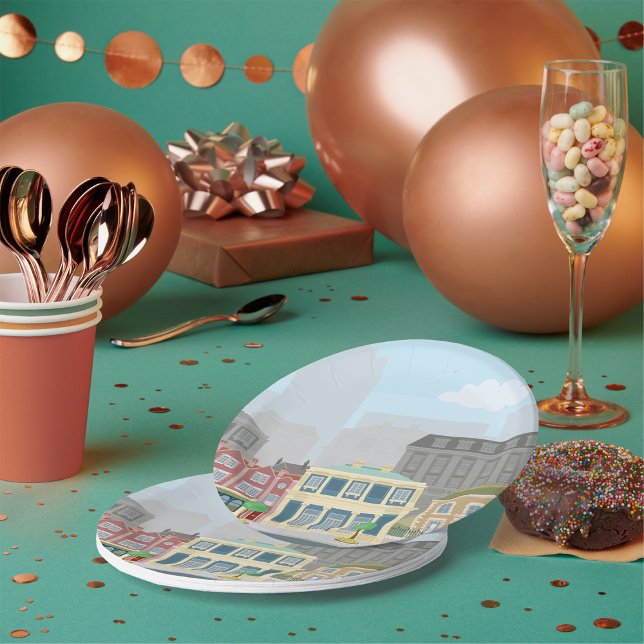 Urban City Paper Plates (Creator Uploaded)