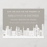 Urban City Save the Dates