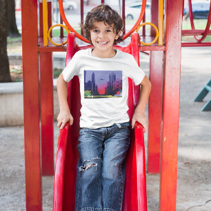 Urban City Scene At Dusk T-Shirt