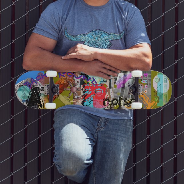 Urban Cityscape Art Skateboard (Outdoor 3)