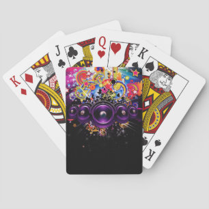 Urban Club Hip Hop DJ Dancing Dance Music Playing Cards