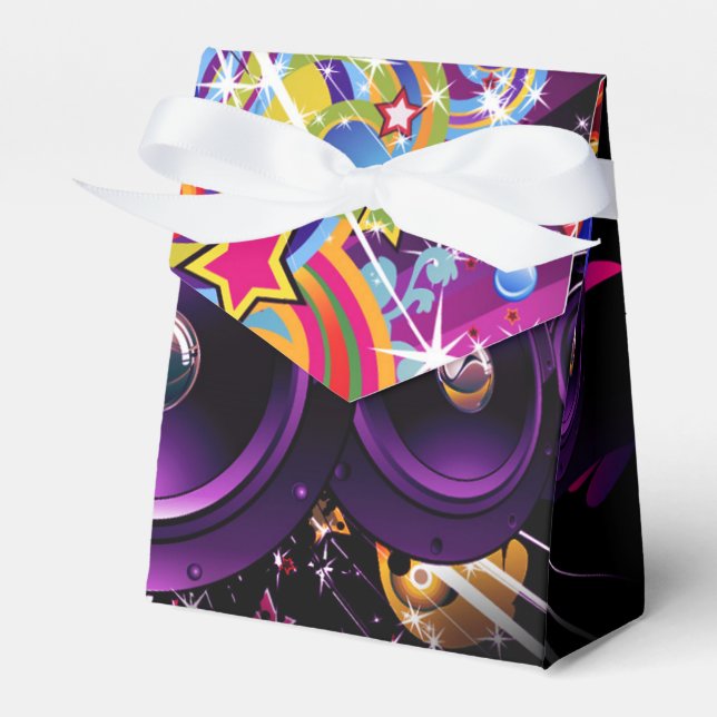 Urban Club Hip Hop DJ Dancing Dance Party Favour Box (Front Side)