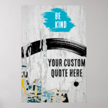 Urban Collage Torn Paper with Quotes