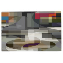 urban collider abstract Metal Wall Art