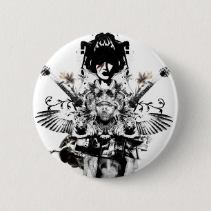 Urban Cowboy - rockstar - button