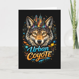 Urban Coyote Holiday Card